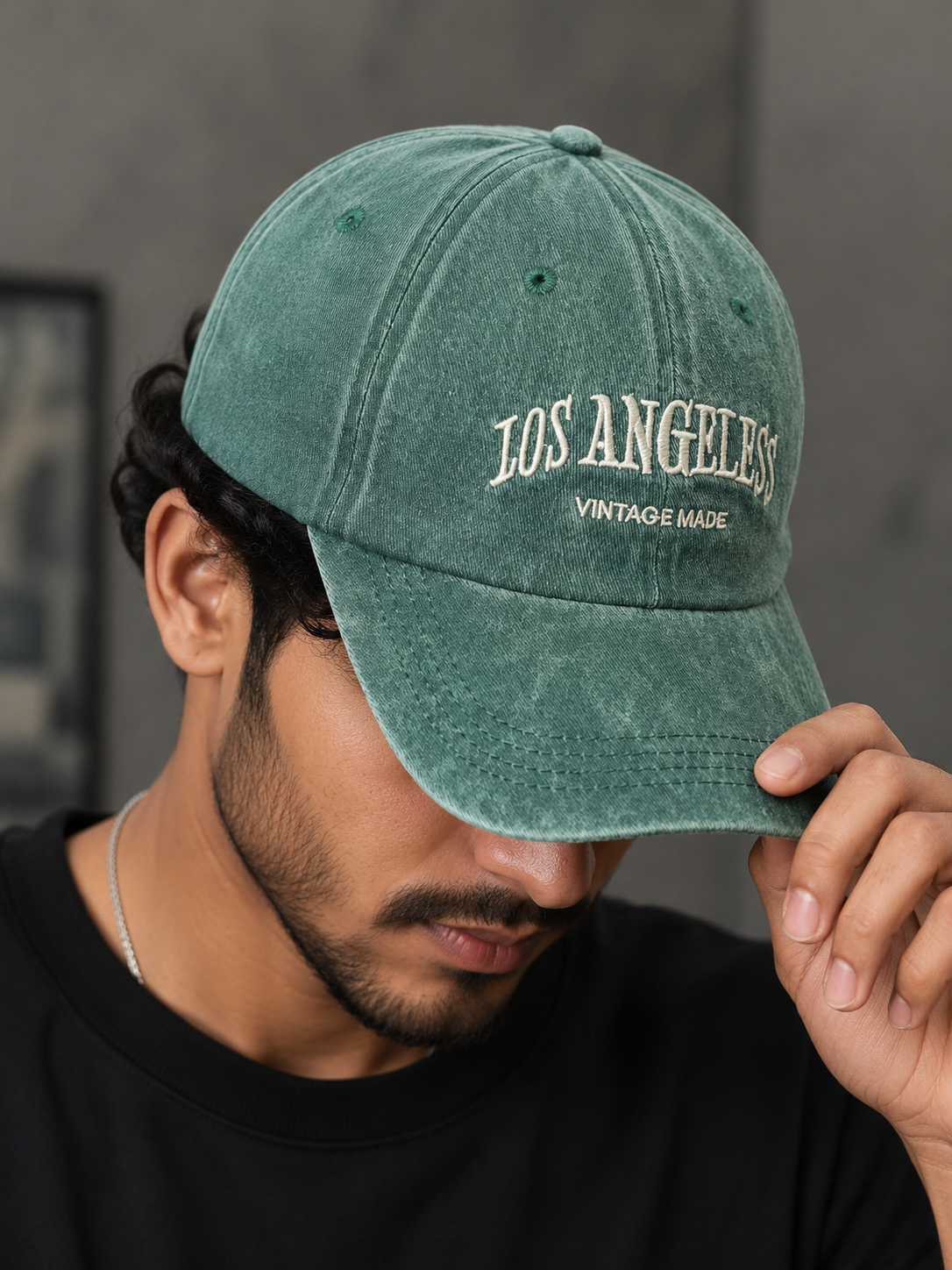 Los Angeles Vintage Washed Embroidered Adjustable Cap