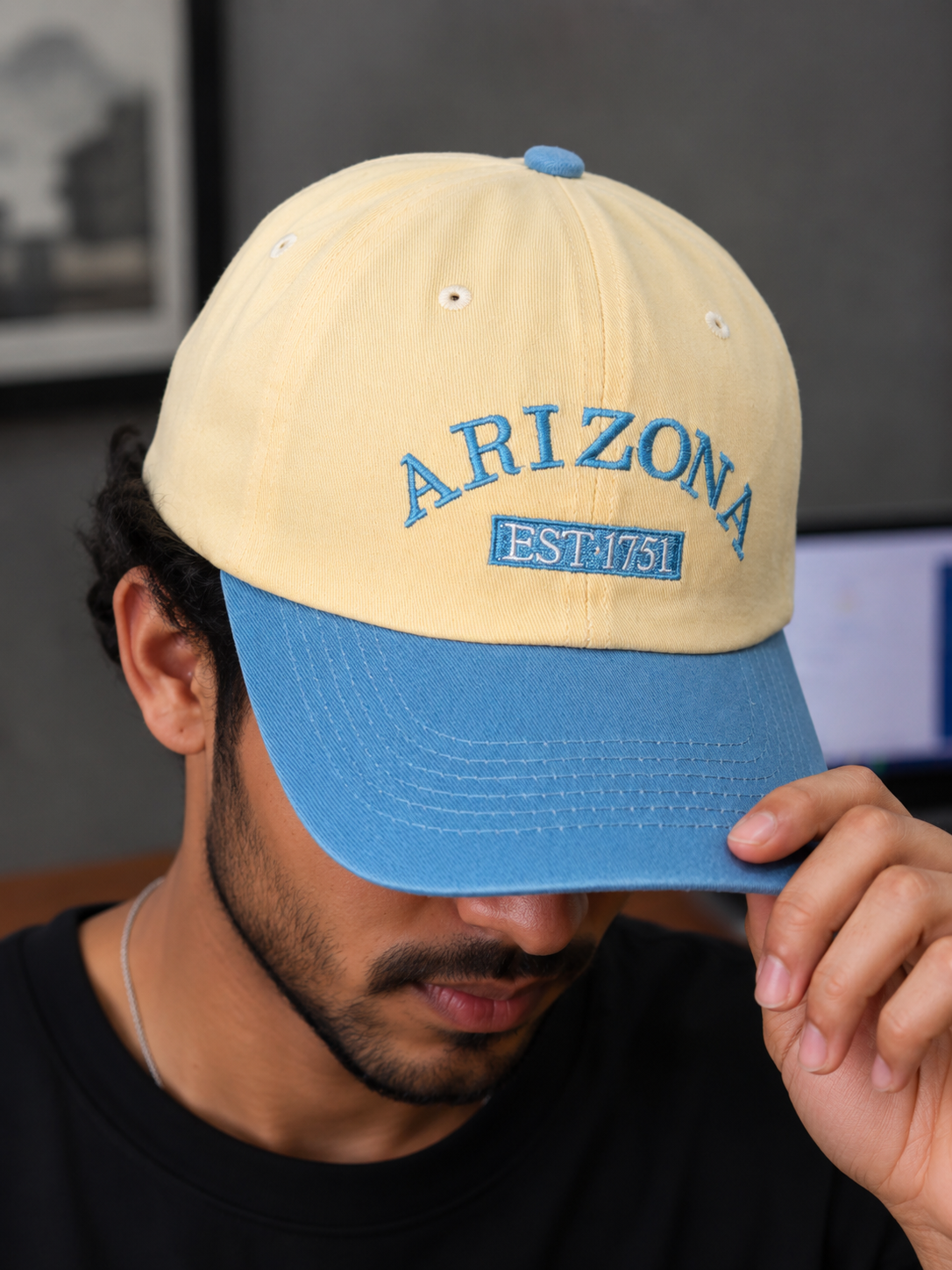 Arizona EST. 1751 Embroidered Two-Tone Adjustable Cap