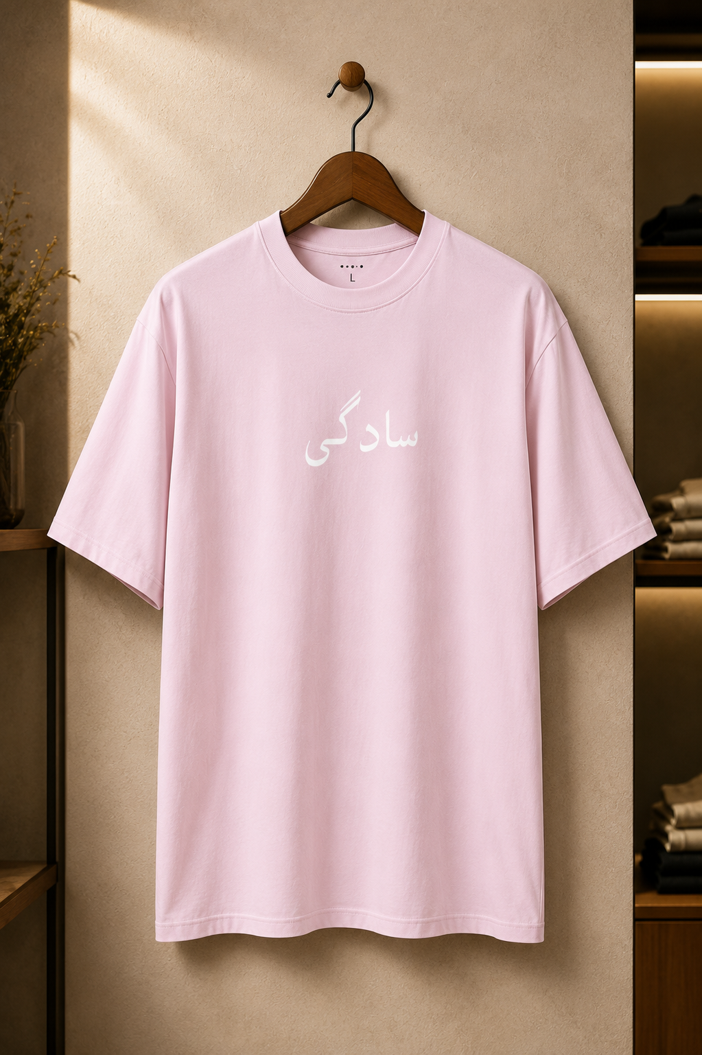 Qurb Oversized T-Shirt- Purple