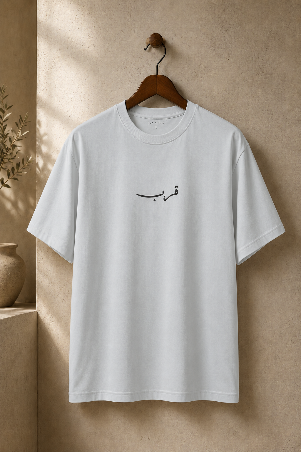 Qurb Oversized T-Shirt- Grey