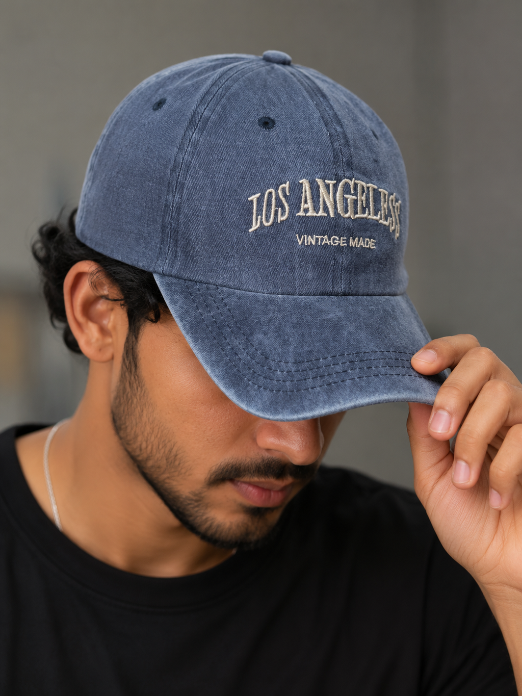 Los Angeles Vintage Washed Embroidered Adjustable Cap